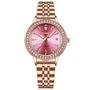 Imagem de Relógio de Quartzo Elegante para Mulheres - Luxo com Strass, Pulseira de Aço Inoxidável