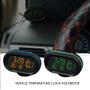 Imagem de Relógio de temperatura do carro, voltímetro, termômetro
