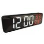 Imagem de Relogio Despertador Led Para Quarto Com Luz Noturna E Temperatura Relógio De Mesa USB Digital Visor 12/24h