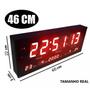Imagem de Relógio Digital 46cm Display Led com Temperatura