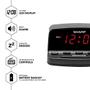 Imagem de Relógio digital alarme com controles de teclado estilo - SHARP