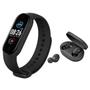 Imagem de Relógio digital bracelet M5 fit academia  Fone sem fio tws bluetooth