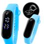 Imagem de Relogio digital bracelete infantil prova dagua ajustavel silicone adolescente menina verde agua criança data original