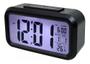 Imagem de Relogio Digital com Sensor Alarme Temperatura Função Soneca Iluminação de Fundo