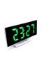 Imagem de Relógio digital de led mesa espelhado calendário temperatura desperdator usb -traseira branca