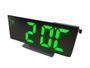 Imagem de Relógio digital de led mesa espelhado calendário temperatura desperdator usb -traseira branca