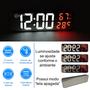 Imagem de Relógio Digital Despertador Led Temperatura Usb Visor Espelhado Material Plástico ABS ZB4003