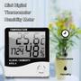 Imagem de Relogio digital despertador medidor temperatura umidade termometro higrometro mesa parede multiuso