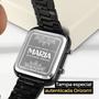 Imagem de relogio digital feminino preto + caixa + pulseira delicada original qualidade premium casual black piano moda social