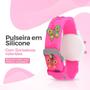 Imagem de relogio digital infantil menina rosa + oculos sol + pulseira qualidade premium pink original criança