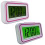 Imagem de Relógio Digital LCD Fala Hora Em Português Pink CBRN09084