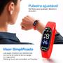 Imagem de relogio digital led prova dagua infantil adolescente silicone original presente data esportivo homem aranha vermelho qualidade premium combo