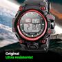 Imagem de Relógio Digital Masculino Militar à Prova d'Água 30m Esportivo Original com Cronometro Alarme e mais