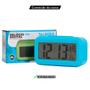 Imagem de Relógio Digital Multifuncional Despertador Termômetro Azul