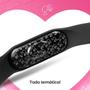 Imagem de relogio digital prova dagua silicone infantil led barbie pulseira ajustavel preto presente qualidade premium