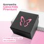 Imagem de Relogio Digital Rosa Infantil + Colar adolescente data laçinho pink criança original qualidade premium alarme branco