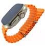 Imagem de Relógio Digital Smartwatch Watch 8 Ultra 49mm Pulseira Oceano Laranja