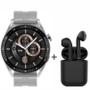 Imagem de Relogio Digital Smatwatch Hw28 Esportivo tecnologia NFC mais fone de ouvido i12 Cor: Branco