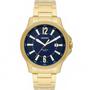 Imagem de Relógio  Dourado Orient Mostrador Azul Masculino MGSS1113 D2SX