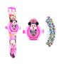 Imagem de Relógio Eletrônico Infantil Com Projetor De Imagens Minnie Mouse