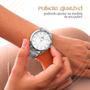 Imagem de relogio feminino aço inox + colar strass + caixa qualidade premium presente social moda casual ajustavel