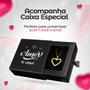 Imagem de relogio feminino banhado aço + colar strass coração edição limitada presente moda casual original social inoxidavel
