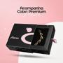 Imagem de relogio feminino banhado ouro + anel + pulseira + colar ouro casual presente inoxidavel qualidade premium social