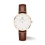 Imagem de Relógio Feminino Casual Pulseira Marrom Analógico Elegante New Port 32mm