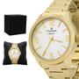 Imagem de Relogio Feminino Champion Analogico Aço Inoxidavel Dourado Elegance Original Resistente a Agua 1 Ano de Garantia RCHCN27232H