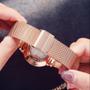 Imagem de Relógio Feminino de Quartzo Dourado Rosa Hannah Martin - 36mm - Minimalista e à Prova D'Água
