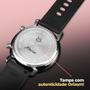 Imagem de relogio feminino digital aço inox caixa qualidade premium casual original preto presente redondo led
