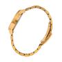 Imagem de Relógio Feminino Dourado Banhado a Ouro 18k Quebec com Colar e Brincos