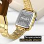 Imagem de Relogio Feminino Dourado Digital Pulseira Pandora Moda