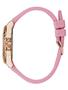 Imagem de Relógio Feminino GUESS U1053L3 - Aço Inoxidável com Pulseira de Silicone Rosa