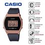 Imagem de Relógio Feminino Marca Casio Vintage Digital Esportivo Preto Nude Rose Gold LW-204 