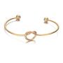 Imagem de Relógio Feminino Mini Dourado Analógico Kit Com Pulseira