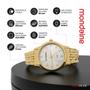 Imagem de Relógio Feminino Mondaine Dourado Aço Inoxidável Original Resistente à Água 32699LPMVDE1