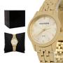 Imagem de Relógio Feminino Mondaine Dourado Aço Inoxidável Original Resistente à Água 32699LPMVDE1