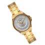 Imagem de Relógio Feminino Orient Dourado Pequeno Fundo Prata com Data