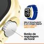 Imagem de Relógio Feminino Orizom Led Dourado + Caixa Premium