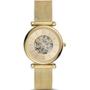 Imagem de Relógio Fossil Feminino Ref: Me3250/1dn Automático Esqueleto Dourado