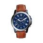 Imagem de Relógio Fossil Grant Azul/Marrom Masculino FS5151/0AN