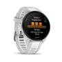Imagem de Relógio Garmin Forerunner 165 Cinza e Branco WW com Monitor Cardíaco de Pulso e GPS