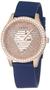 Imagem de Relógio GUESS Feminino 38mm - Pulseira de Silicone Azul e Ouro Rosa