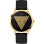 Imagem de Relógio GUESS masculino dourado pulseira silicone W1161G1
