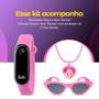 Imagem de Relogio infantil digital barbie + oculos proteção uv + colar rosa original prova dagua criança