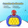 Imagem de Relógio Infantil Digital Homem Aranha A Prova De Água + Pop it Educacional Brinquedo + Oculos Sol