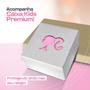 Imagem de relogio infantil digital + oculos proteção uv ajustavel original presente branco rosa barbie qualidade premium casual