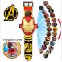 Imagem de Relógio Infantil Esportivo Digital com Tampa F Projetor do Homem de Ferro