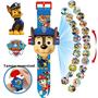 Imagem de Relógio Infantil Paw Patrol 3D - Chase, Rubble, Marshall e Skye